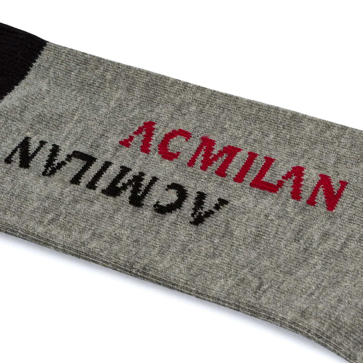Pacco da 4 paia di calzini grigi, neri e rossi da uomo con logo Milan - Image 12