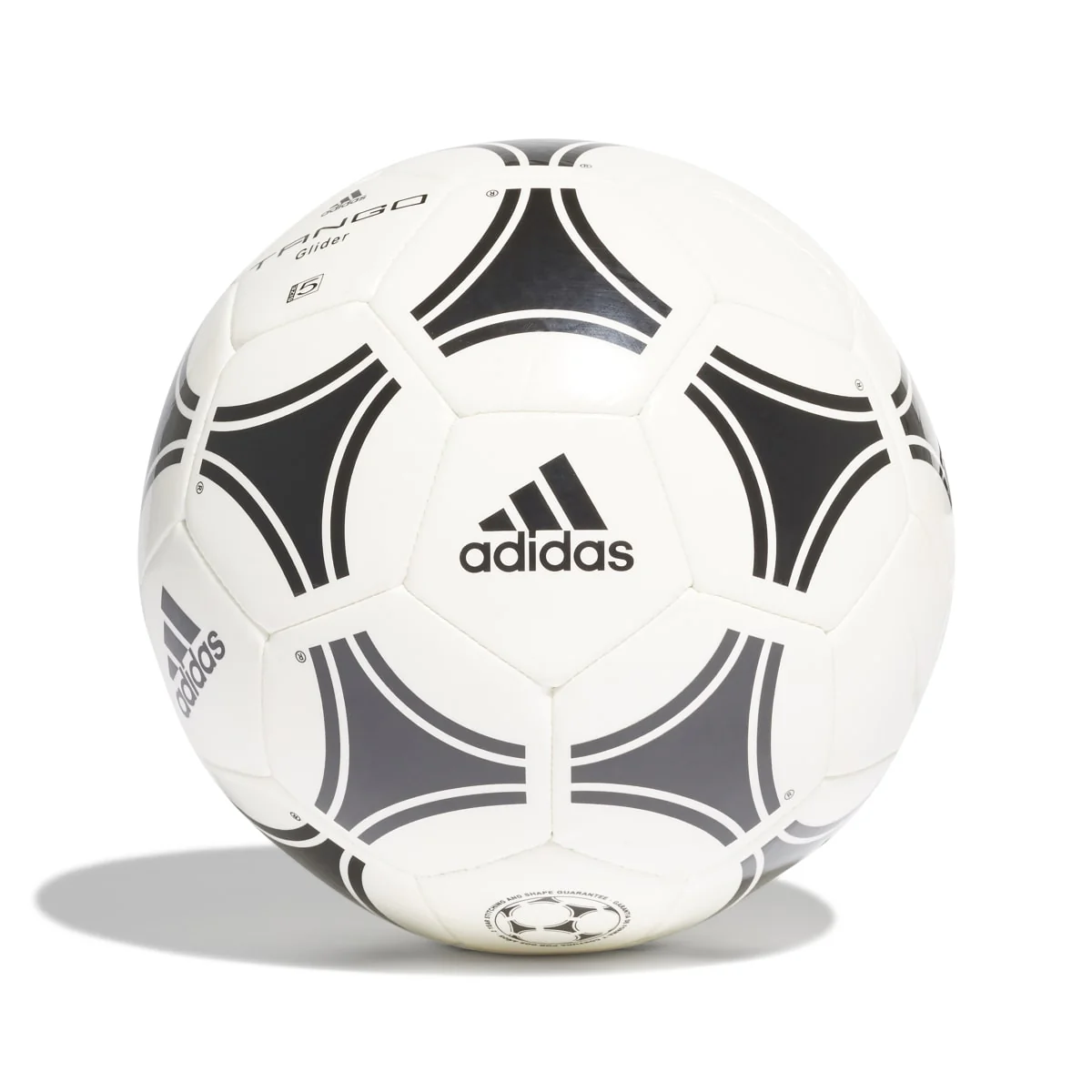 Pallone da calcio bianco e nero adidas Tango Glider