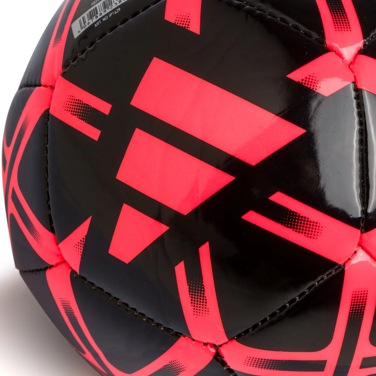 Pallone da calcio mini nero con dettagli rossi adidas Starlancer Mini - Image 2