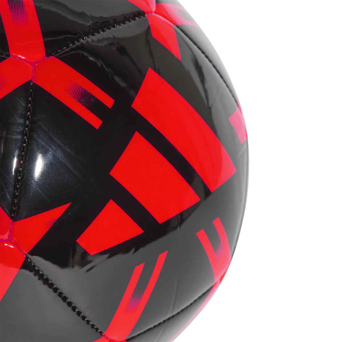 Pallone da calcio nero e arancione adidas Starlancer Club - Image 3
