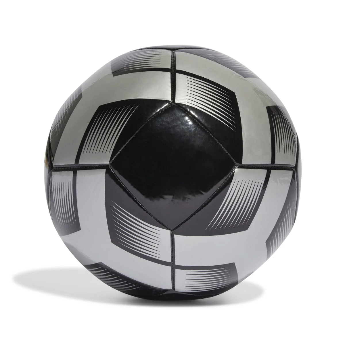 Pallone da calcio nero e argento adidas Starlancer Club - Image 2
