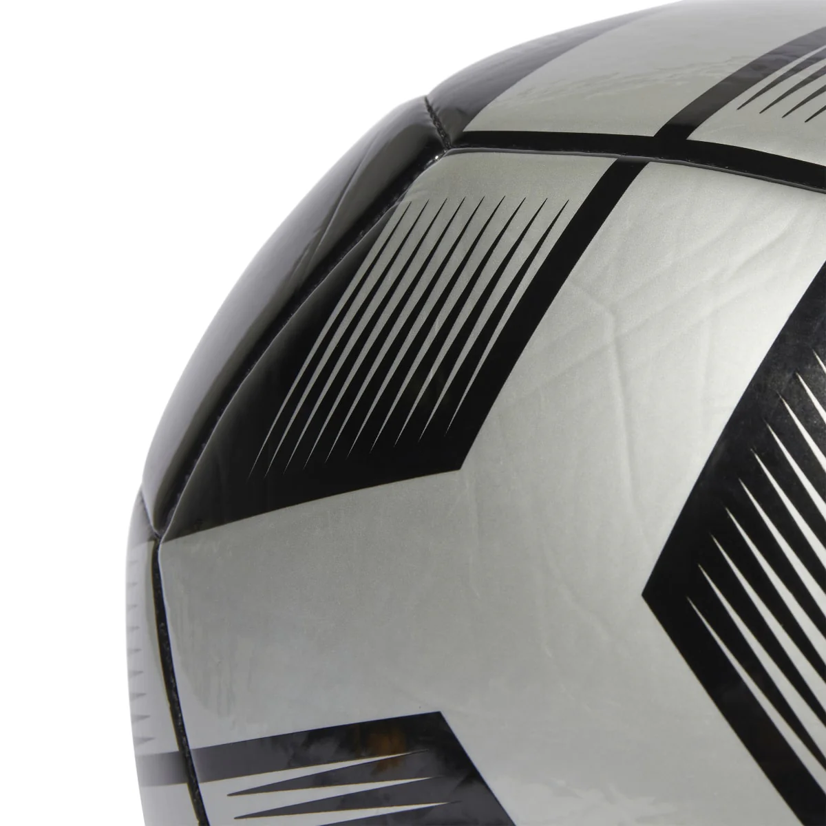 Pallone da calcio nero e argento adidas Starlancer Club - Image 4