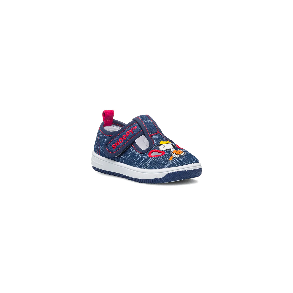 Pantafole blu da bambino con patch Snoopy - Image 2