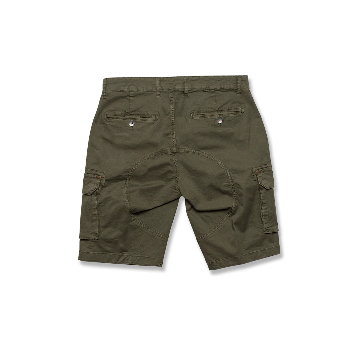 Pantaloncini bermuda verde militare da uomo con tasconi Scrambler Ducati X Cargo Shorts - Image 2
