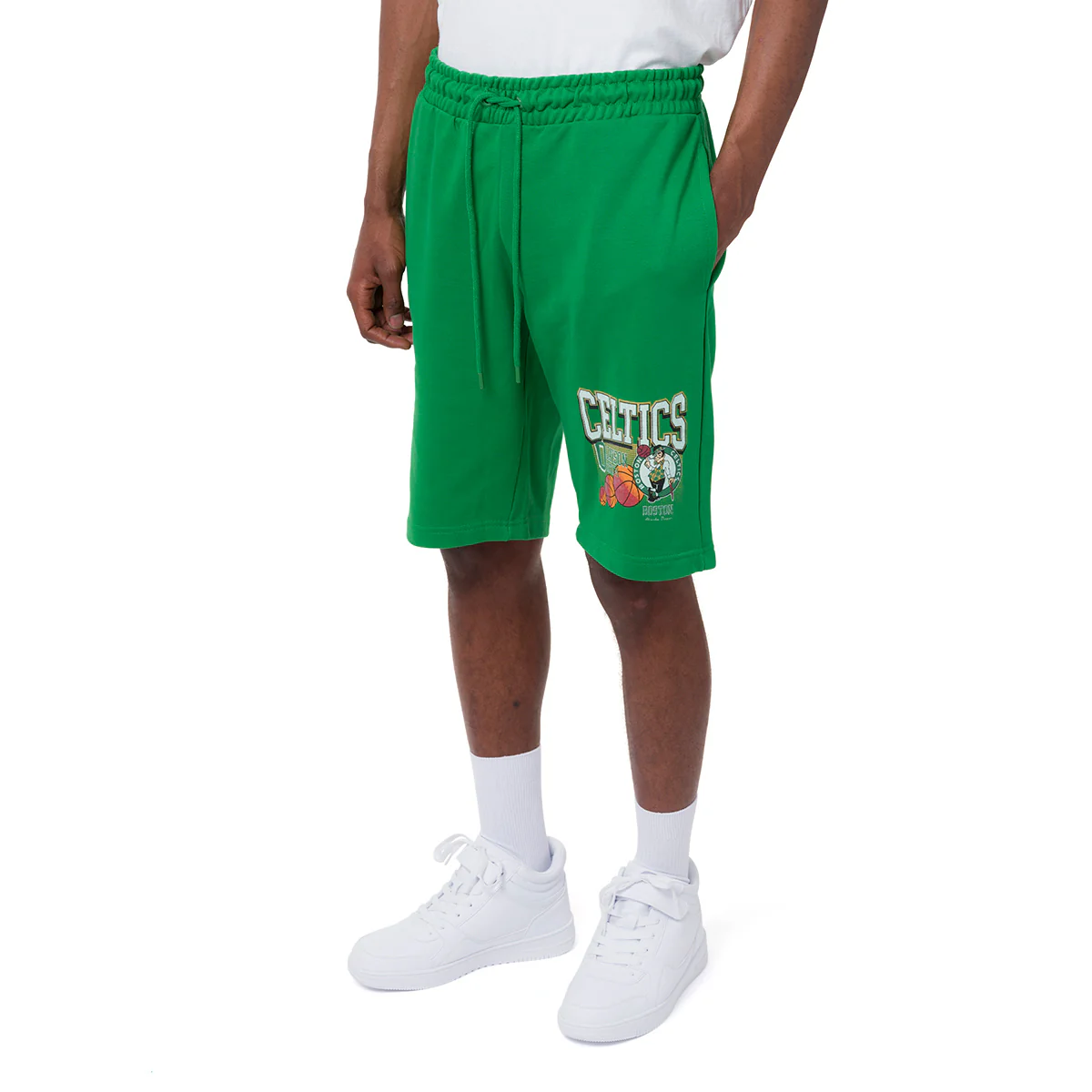 Pantaloncini corti sportivi da Uomo Verdi Boston Celtics e Jayson Tatum NBA - Image 2