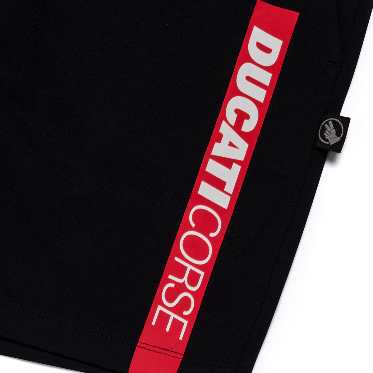 Pantaloncini da bambino  neri con logo Ducati Corse - Image 3