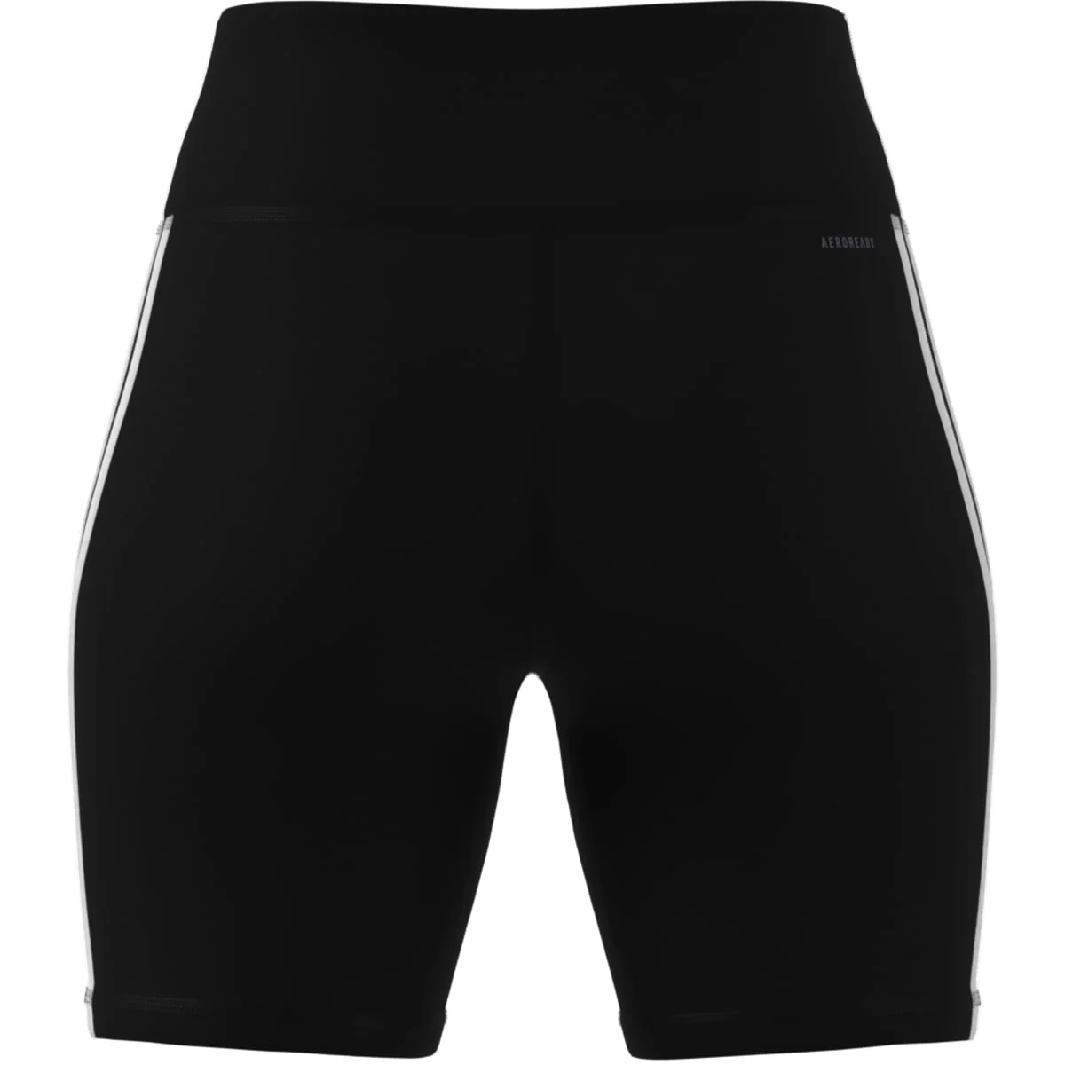 Pantaloncini da donna neri con dettaglio strisce laterali adidas - Image 5