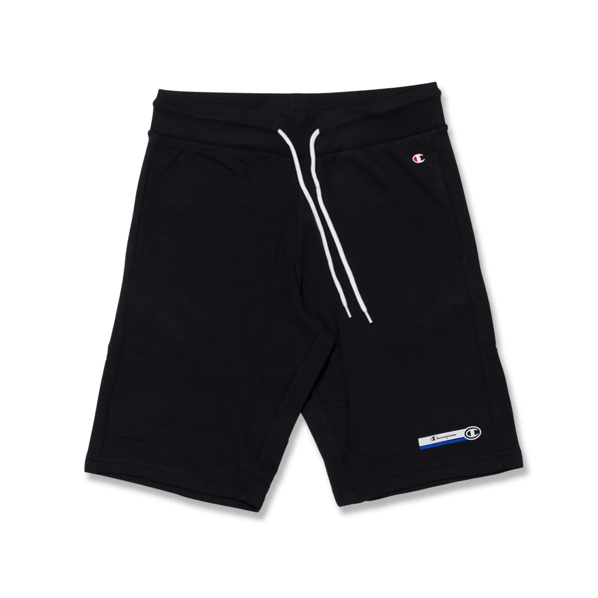 Pantaloncini neri da uomo con logo Champion