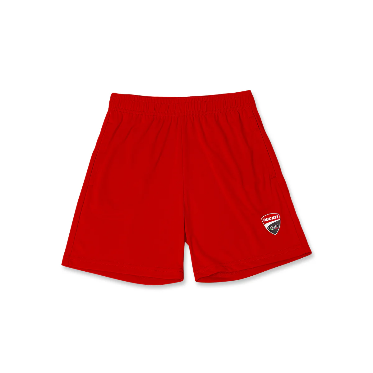 Pantaloncini Shorts Rossi da Bambino con logo Ducati Corse