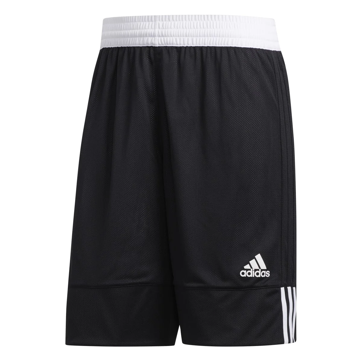 Pantaloncini sportivi neri con vita a contrasto adidas 3G Speed Reversible