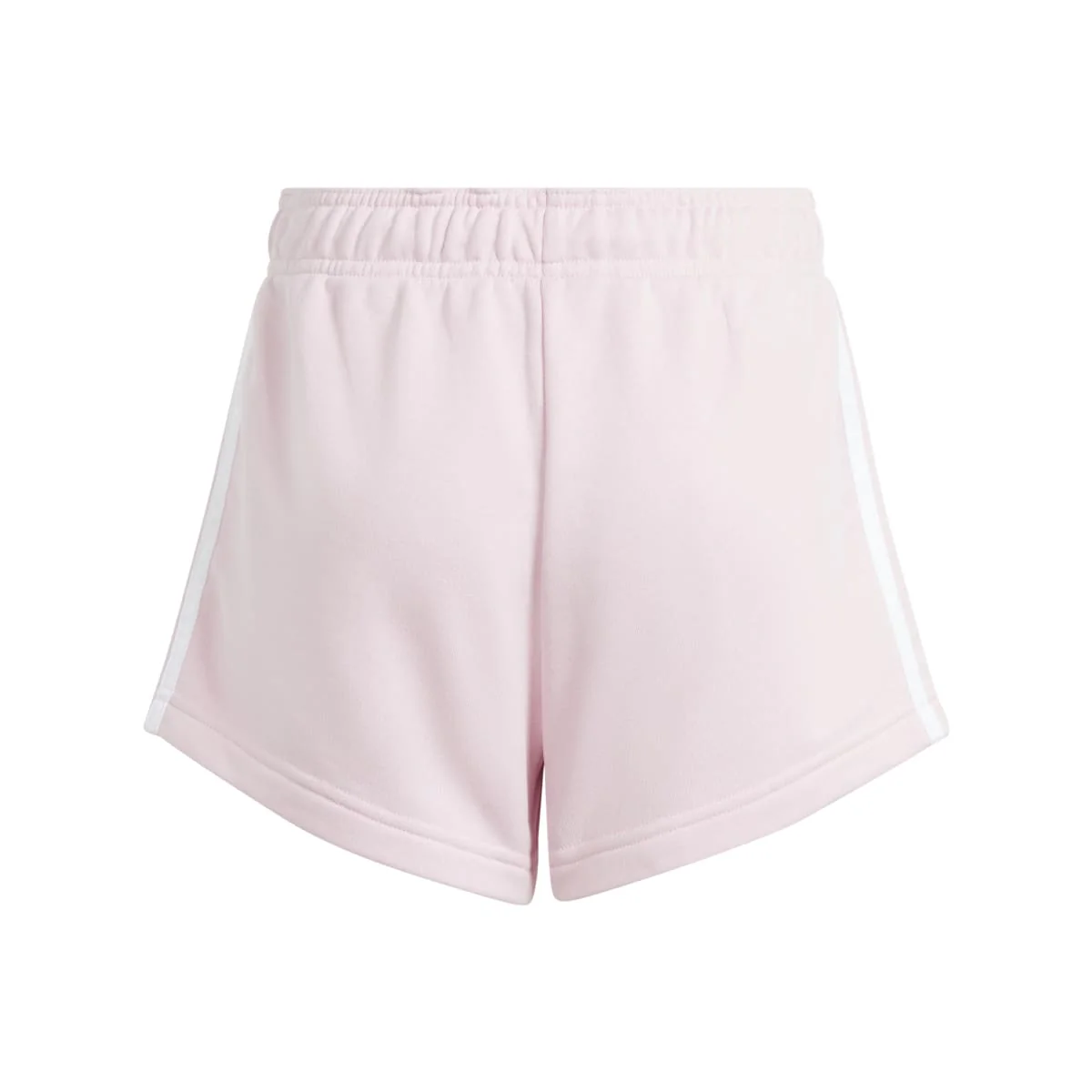 Pantaloncini sportivi rosa da bambina con strisce bianche adidas Essentials 3-Stripes - Image 2