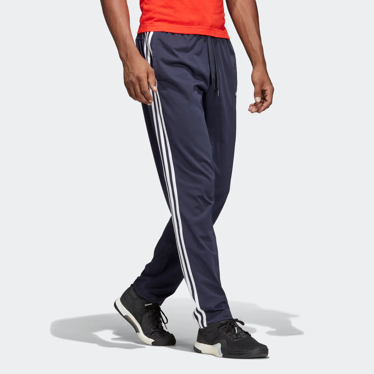 Pantaloni adidas Essentials 3 Stripes Tapered Pant SJ Open Hem - Image 3