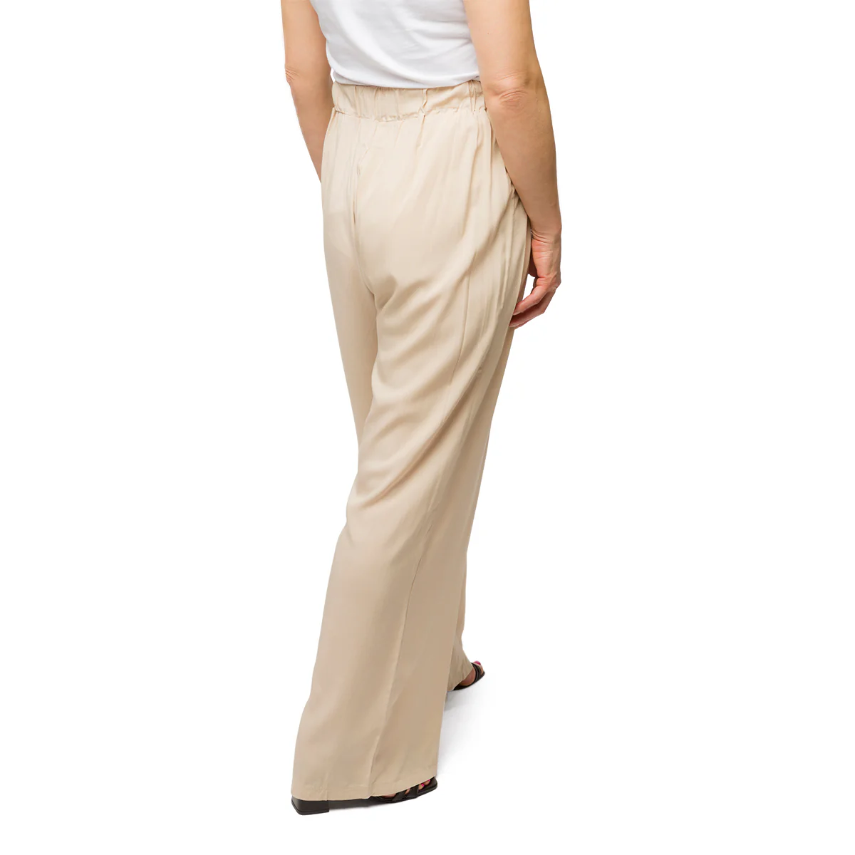 Pantaloni beige da donna con nastro Swish Jeans - Image 2