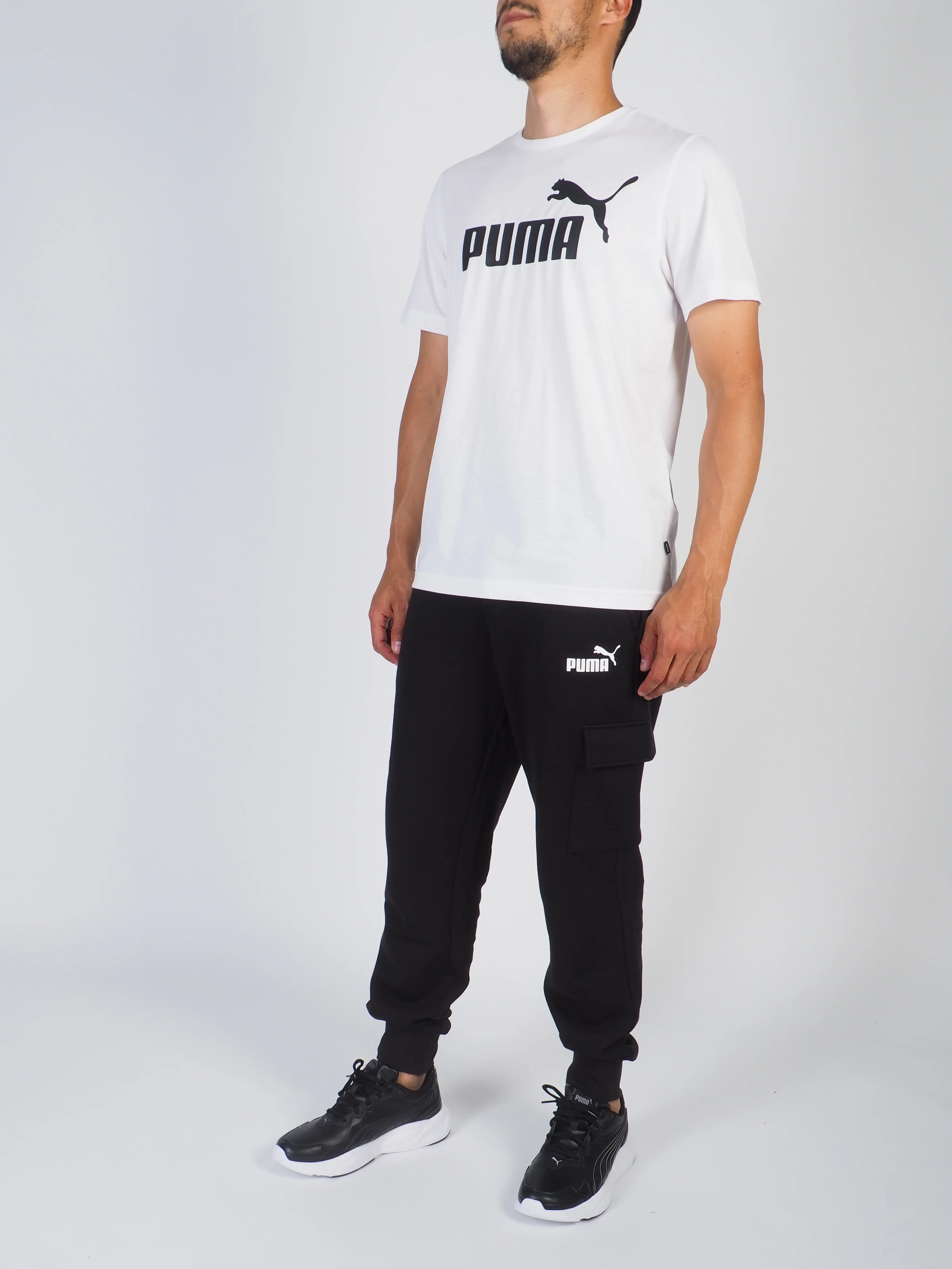 Pantaloni cargo da jogging neri da uomo Puma - Image 3