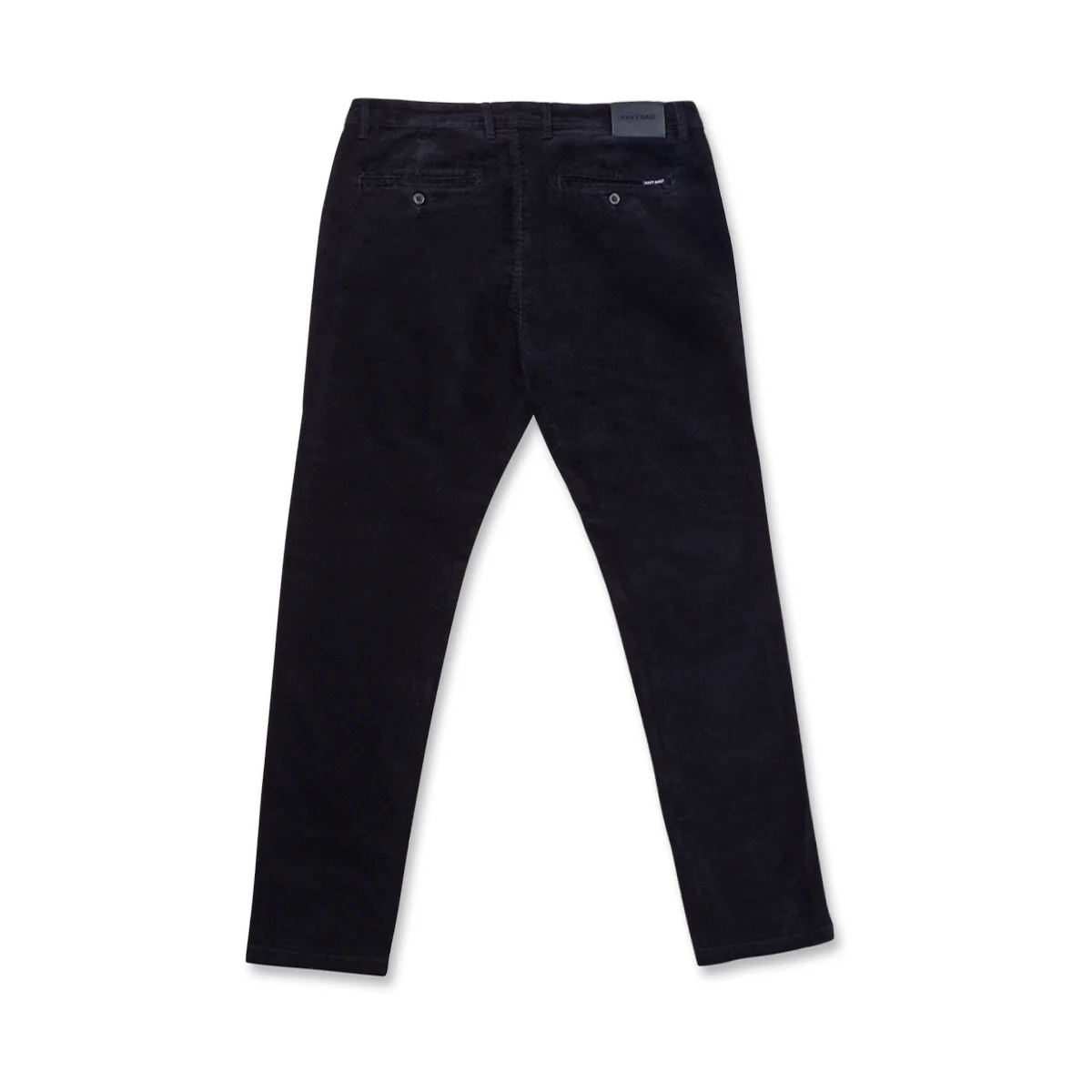 Pantaloni chino blu effetto velluto a coste in cotone Navy Sails - Image 3