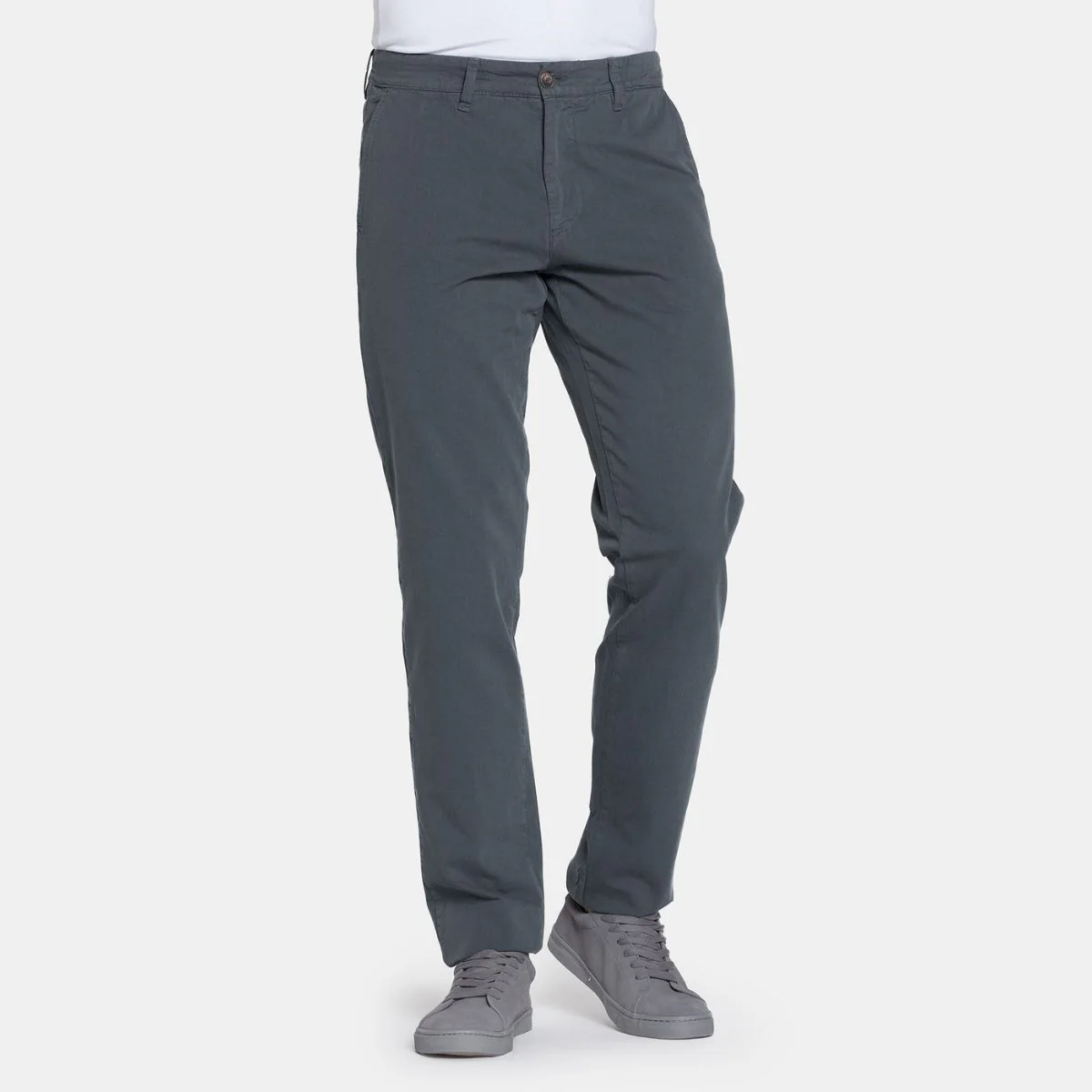 Pantaloni chino grigi da uomo in gabardina leggera Carrera Jeans 624