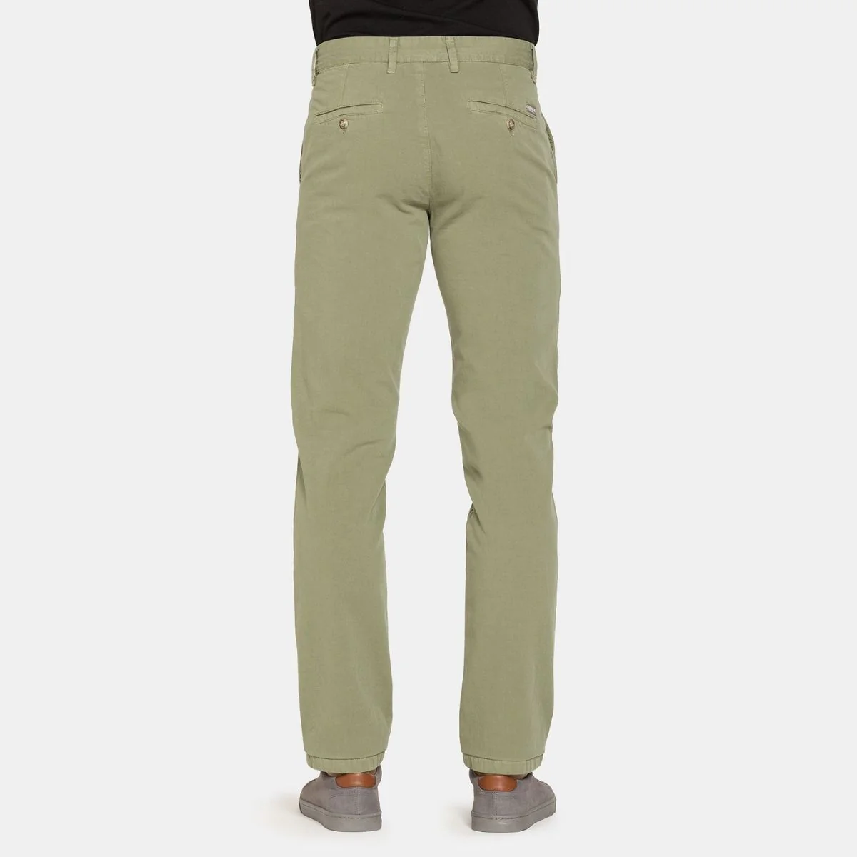 Pantaloni chino verdi da uomo in gabardina leggera Carrera Jeans 624 - Image 3
