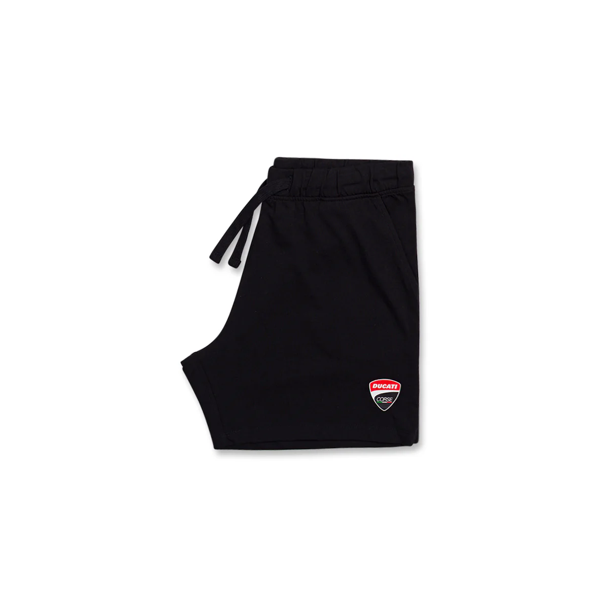 Pantaloni corti neri da bambino e ragazzo con logo Ducati Corse - Image 3