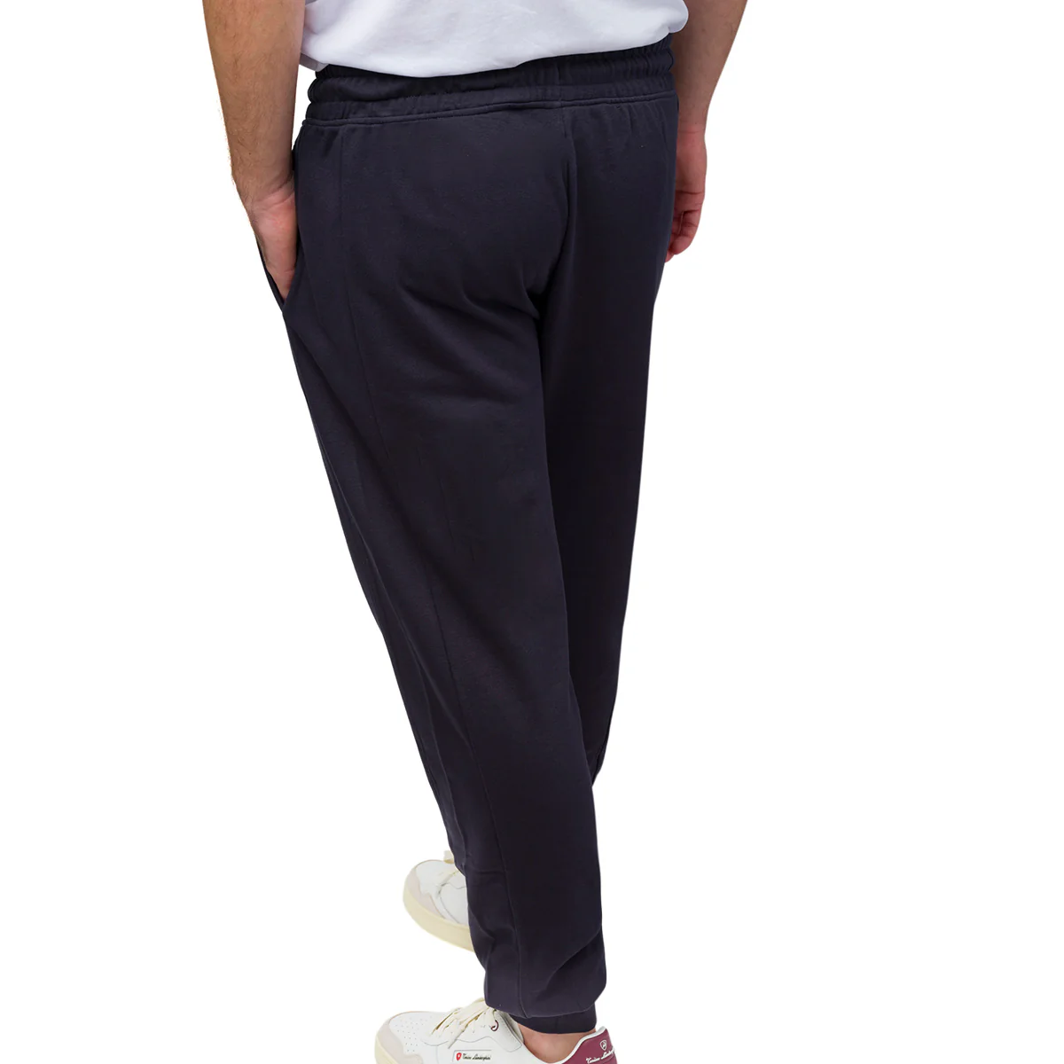 Pantaloni da joggin blu navy con logo Tonino Lamborghini - Image 2