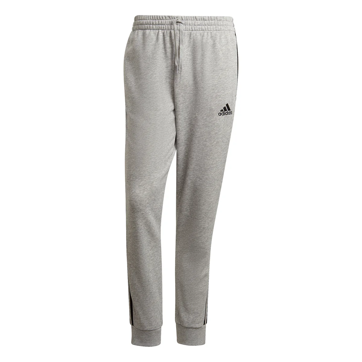 Pantaloni grigi adidas Essentials French Terry Tapered Cuff 3-Stripes - Image 6
