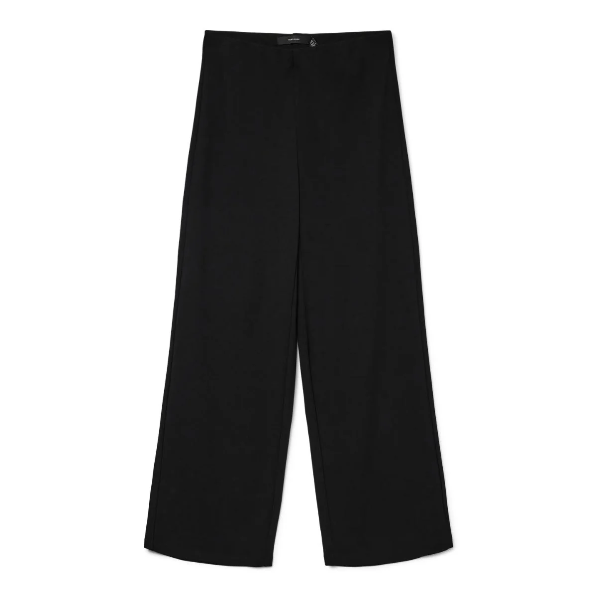 Pantaloni in tessuto morbido ampi neri da Donna Vero Moda - Image 2