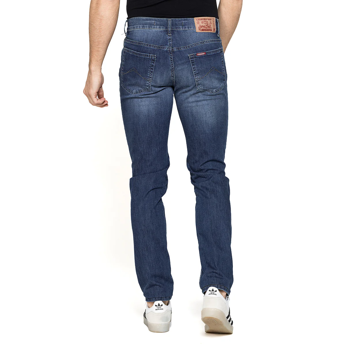 Pantaloni jeans blu scuro in cotone da Uomo Carrera Jeans - Image 3