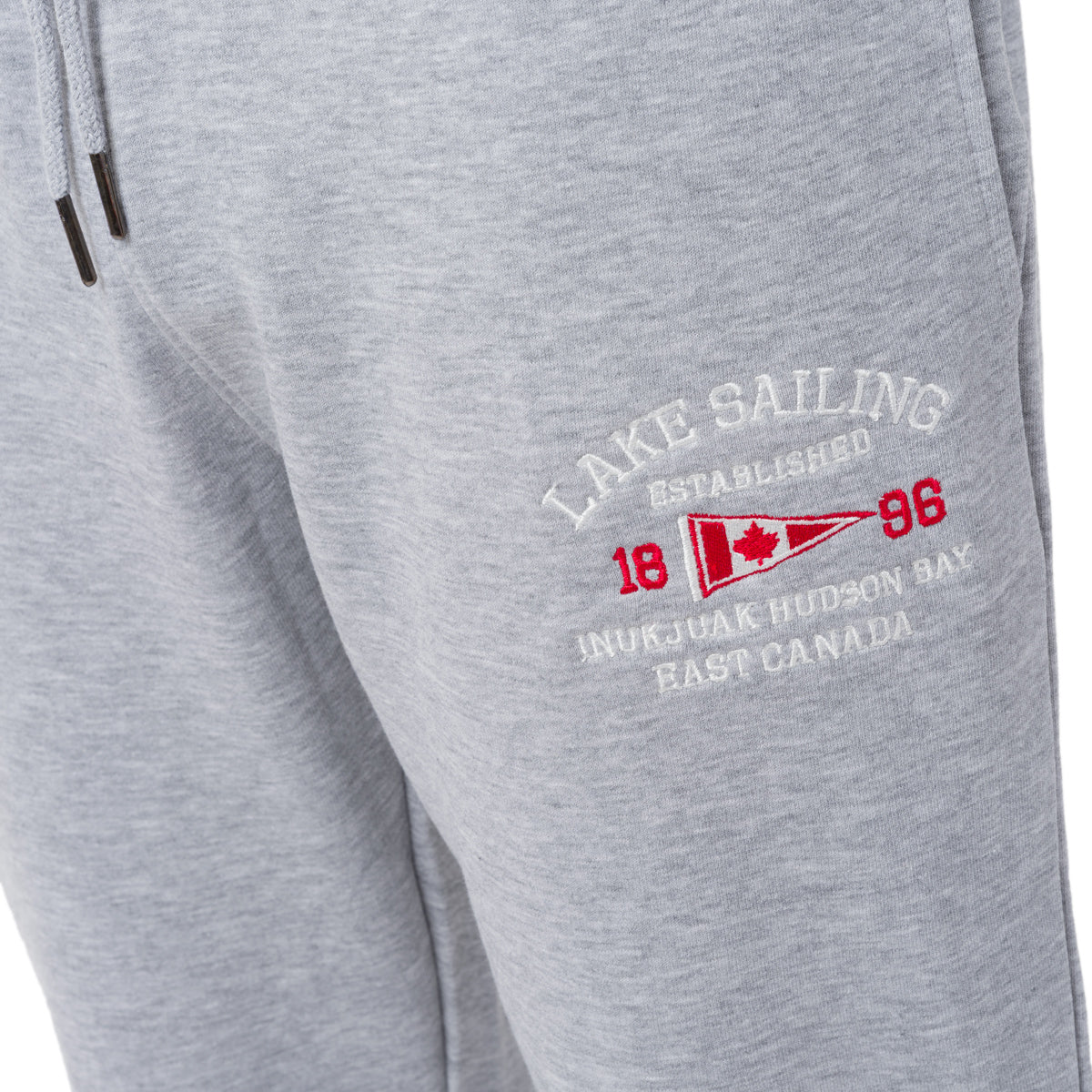 Pantaloni Jogger da Uomo Grigi con Stampa e Vita Elasticizzata Canada Trail - Image 3
