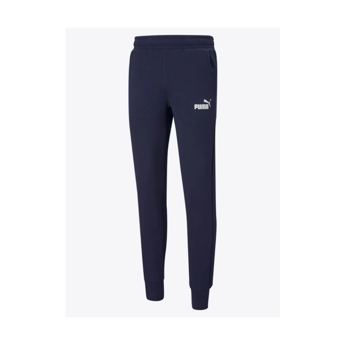 Pantaloni joggers blu da uomo con logo a contrasto Puma Essentials Slim