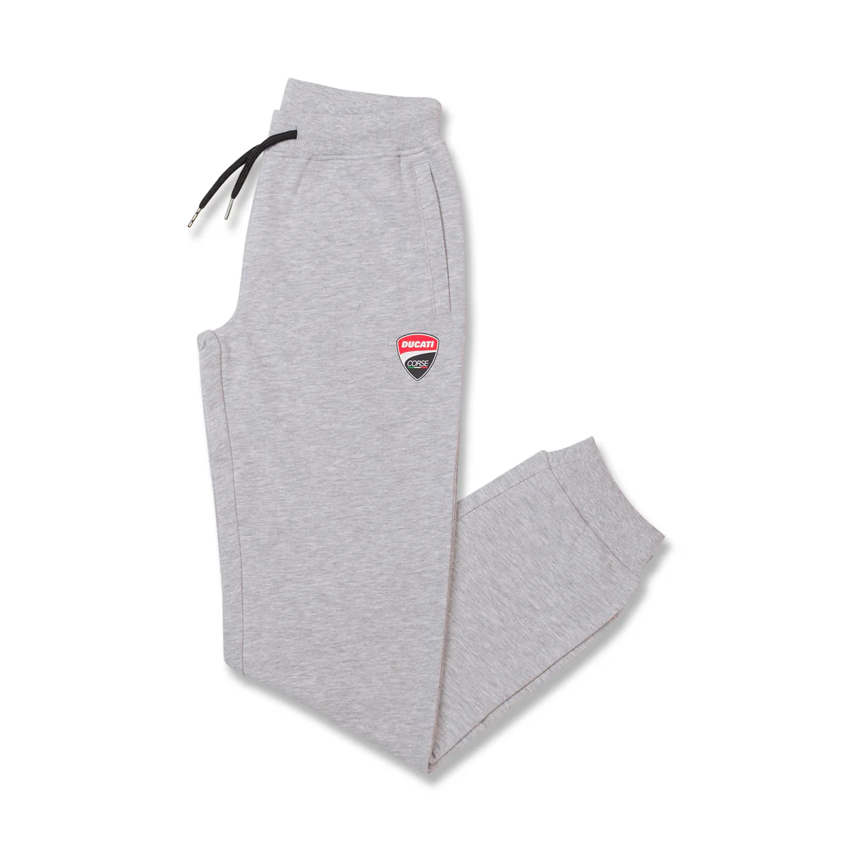 Pantaloni joggers grigi da bambino con badge Ducati Corse - Image 3