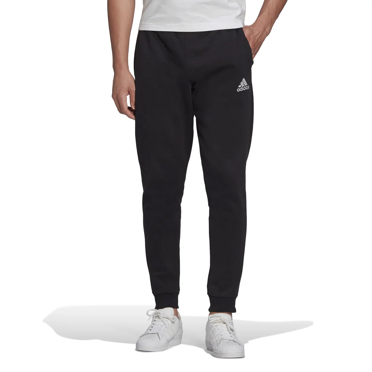 Pantaloni joggers neri con logo a contrasto adidas Entrada 22