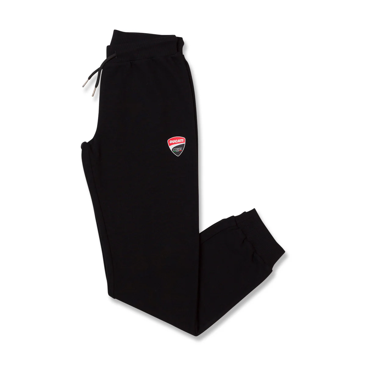 Pantaloni joggers neri da bambino con badge Ducati Corse - Image 3