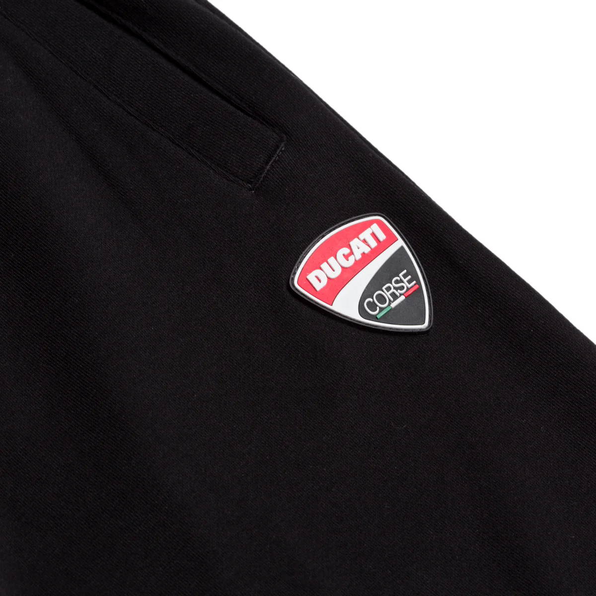 Pantaloni joggers neri da uomo con logo Ducati Corse Agar Trainer - Image 4