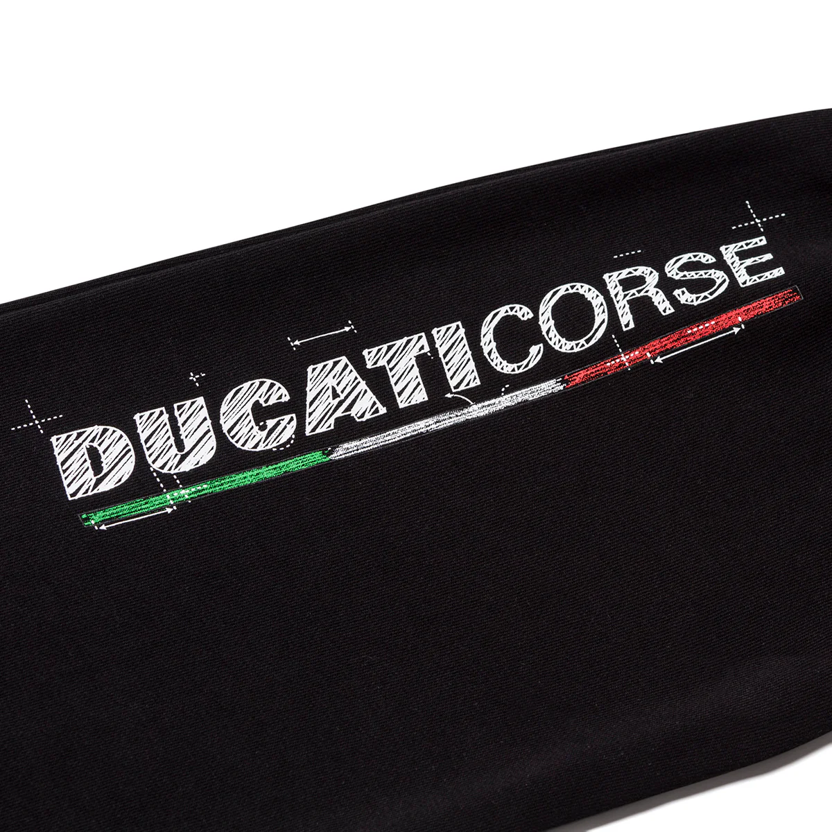 Pantaloni joggers neri da uomo con logo Ducati Corse Agar Trainer - Image 5