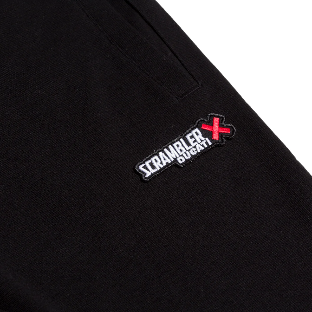 Pantaloni joggers neri da uomo con logo Scrambler Ducati Cargo X - Image 4