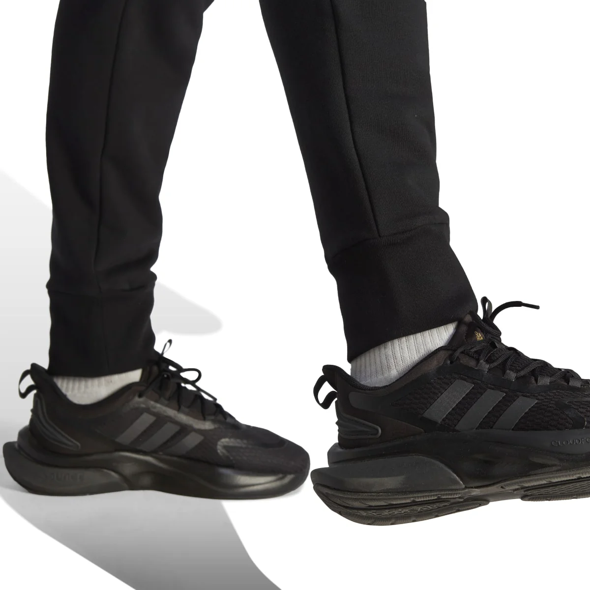 Pantaloni joggers sportivi da uomo adidas Essentials French Terry Tapered Cuff 3-stripes - Image 7