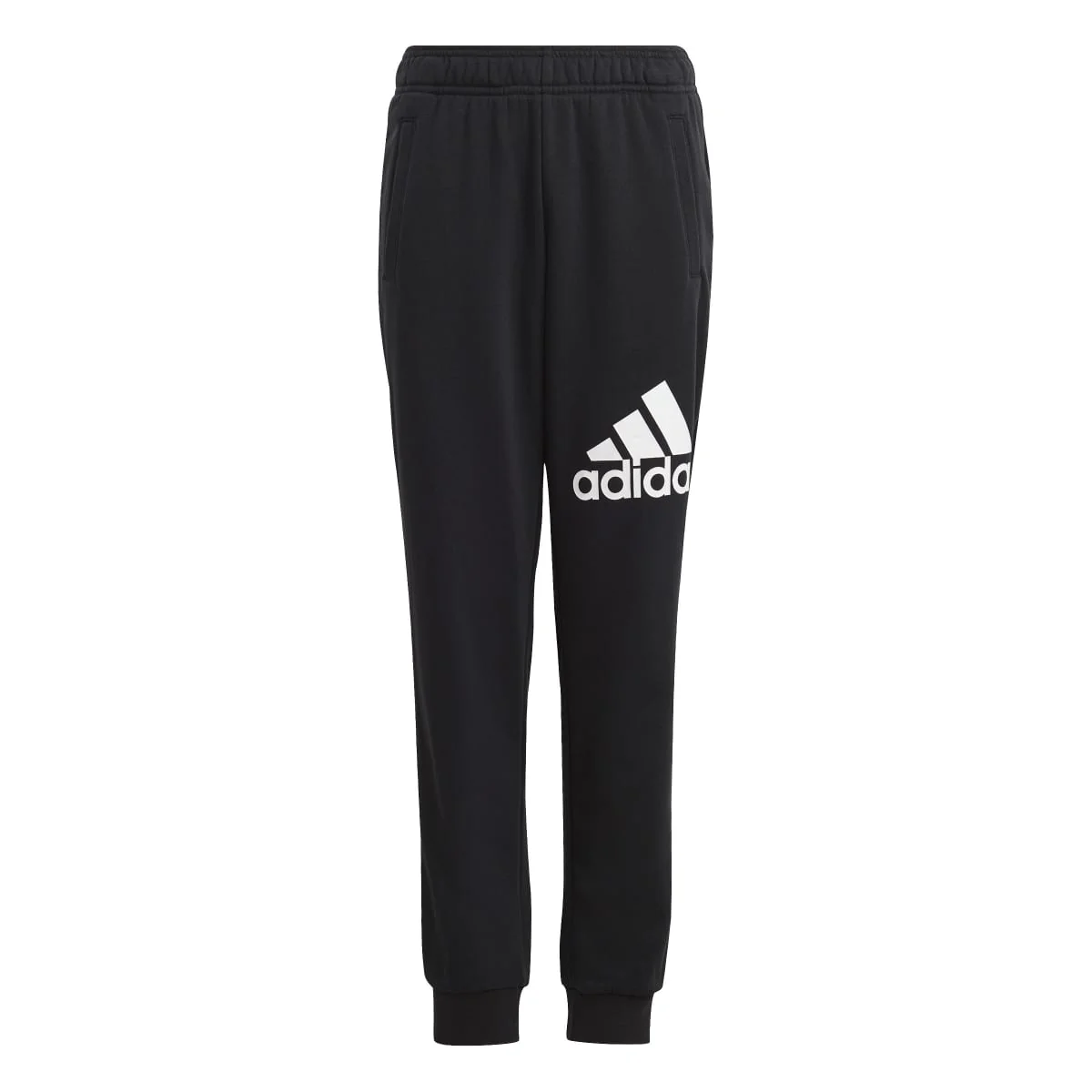 Pantaloni joggers sportivi neri da bambino adidas Essentials Regular Fit Big Logo