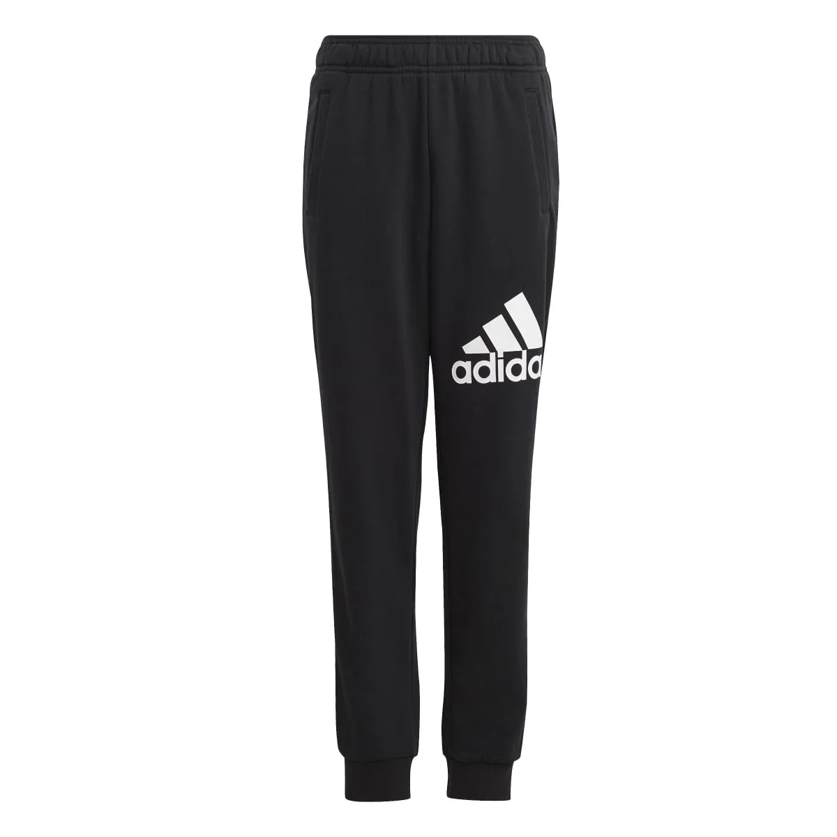 Pantaloni neri bambino Essentials Regular Fit Big Logo Cotton adidas - Image 8