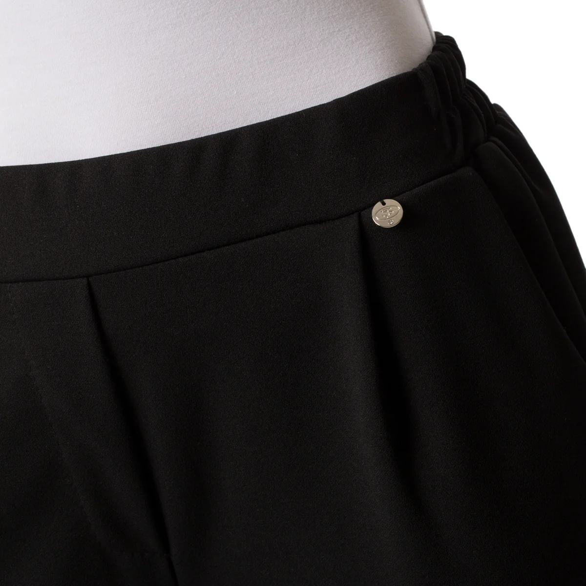 Pantaloni neri da donna con vita elasticizzata Swish Jeans - Image 3