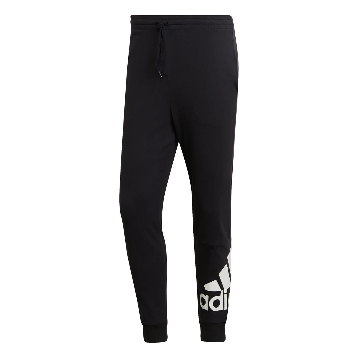 Pantaloni neri da uomo adidas Essentials Big Logo Single Jersey 7/8 - Image 6