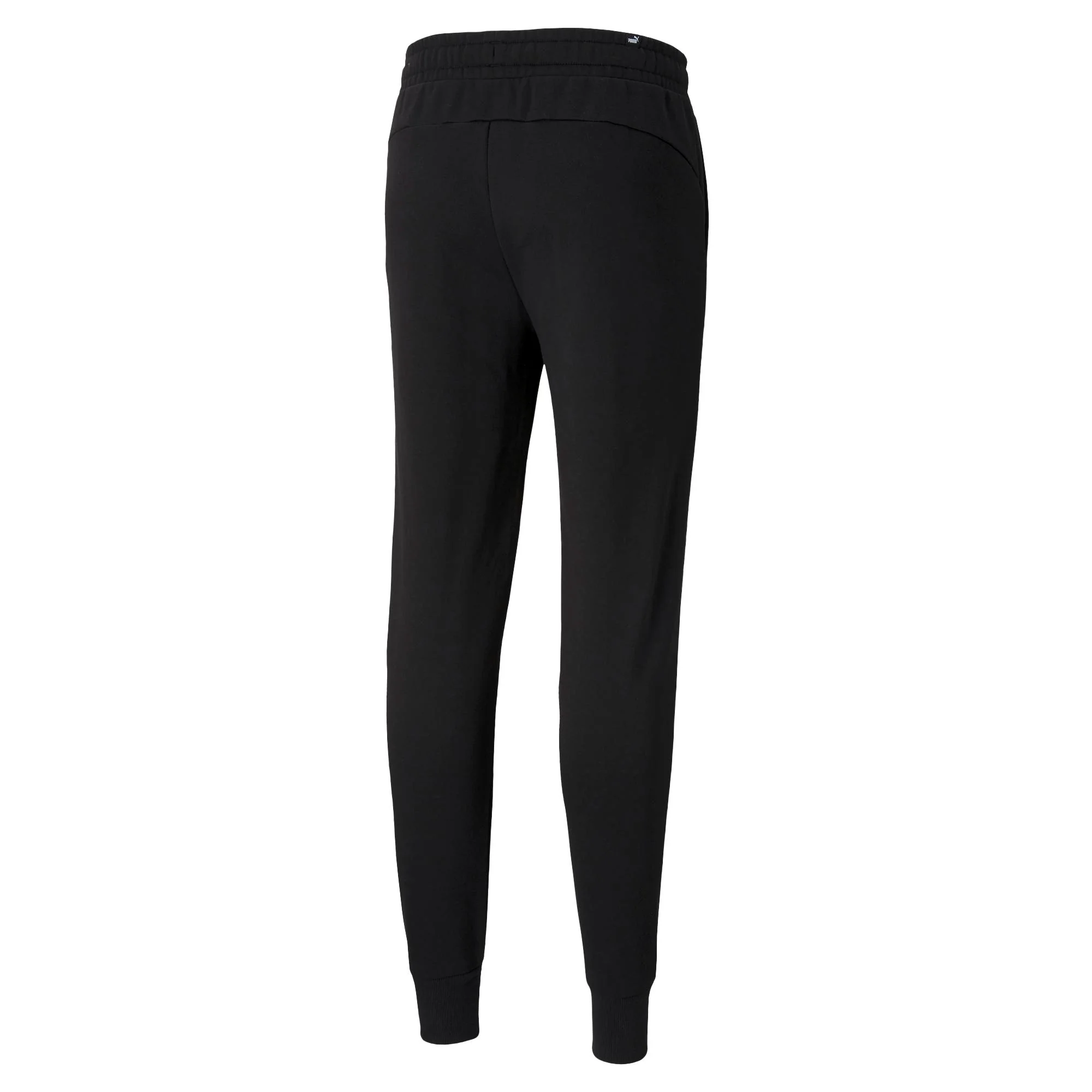 Pantaloni neri da uomo con logo a contrasto Puma Essentials - Image 2