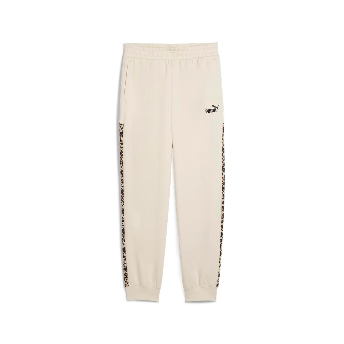 Pantaloni sportivi bianco off-white da Donna e inserti leopardati Puma - Image 3