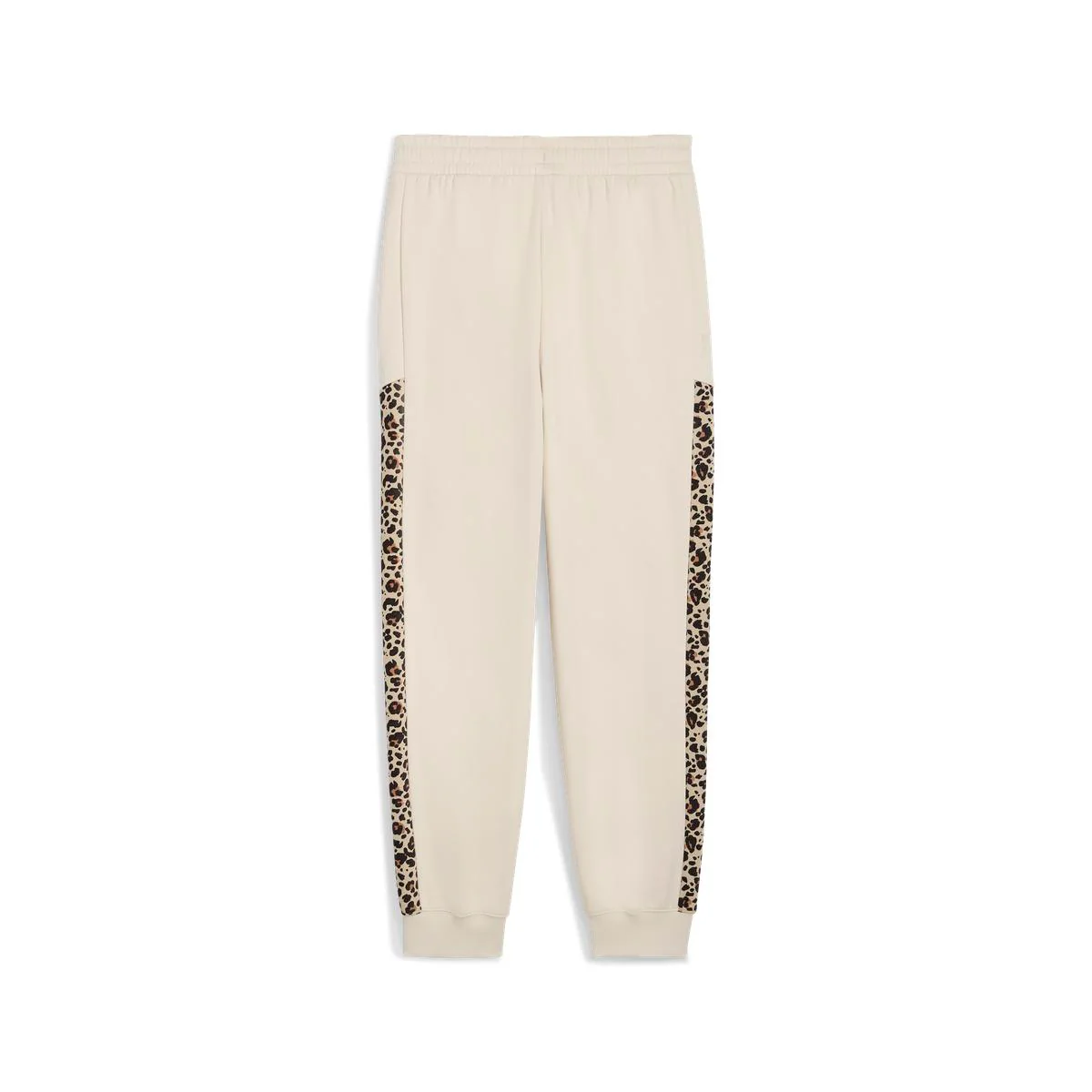 Pantaloni sportivi bianco off-white da Donna e inserti leopardati Puma - Image 4