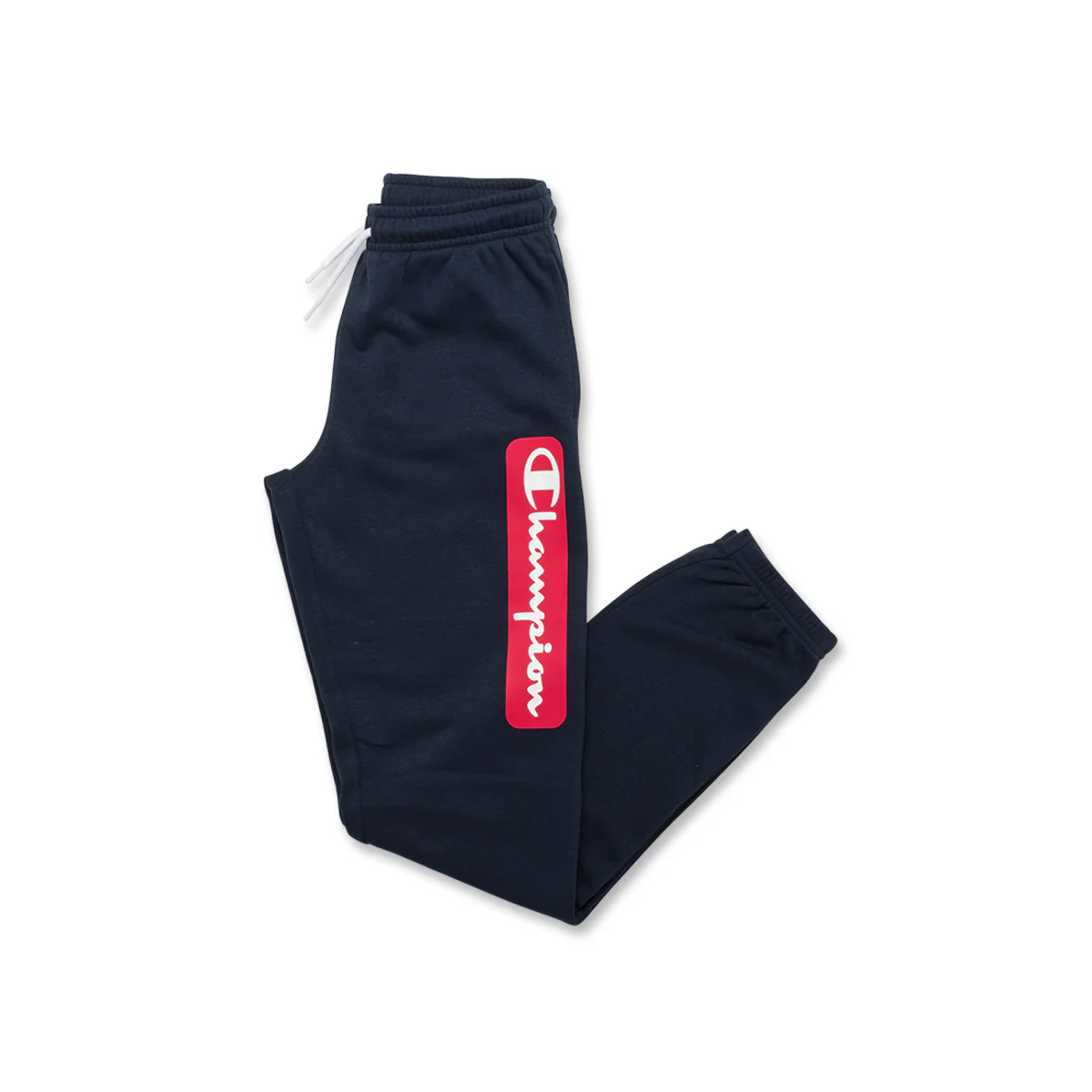 Pantaloni sportivi blu da bambino con dettagli in bianco e rosso Champion - Image 3