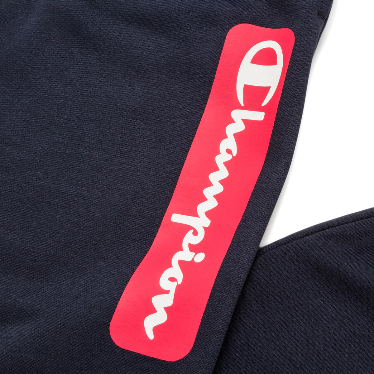 Pantaloni sportivi blu da bambino con dettagli in bianco e rosso Champion - Image 4