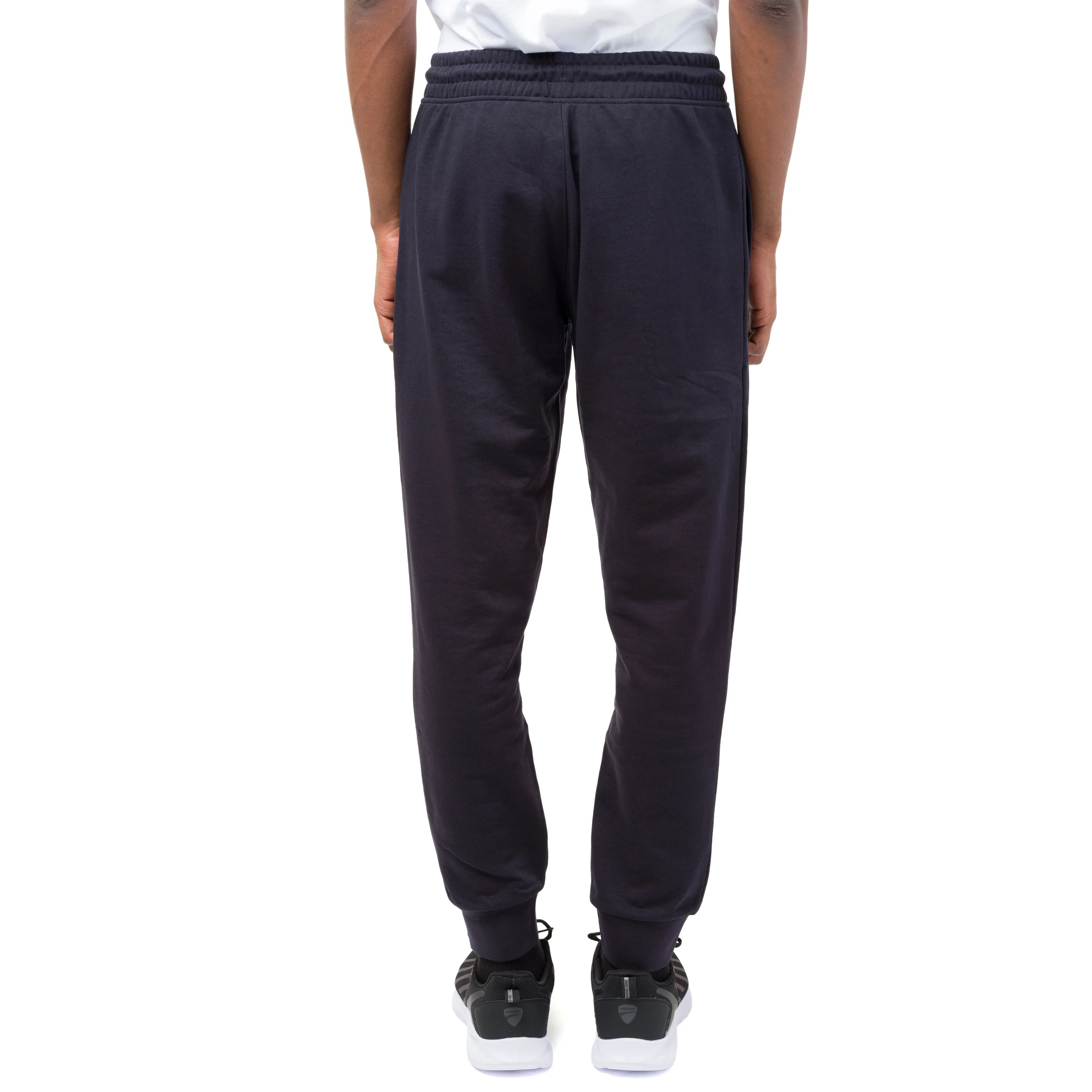 Pantaloni sportivi blu navy da Uomo con logo e vita elasticizzata Ducati Corse - Image 2