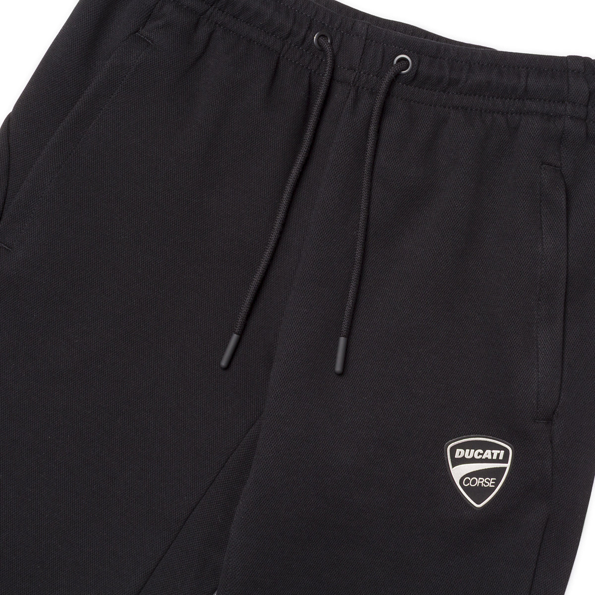Pantaloni sportivi neri Uomo con Coulisse e logo laterale Ducati Corse - Image 3