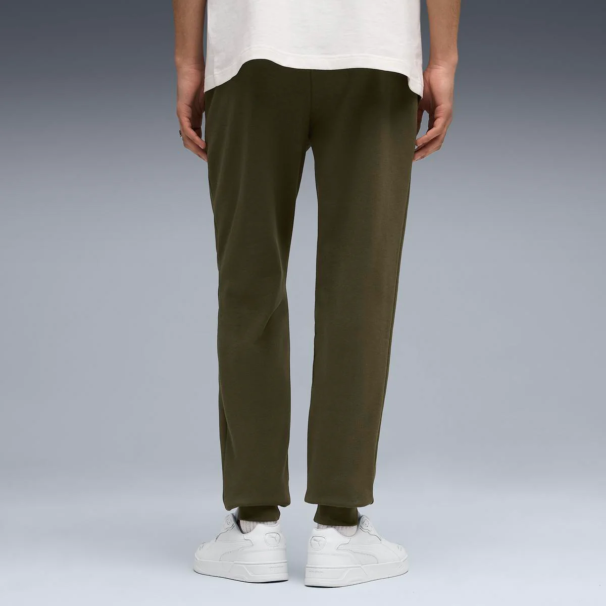 Pantaloni tuta verde militare con tasche da Uomo Puma - Image 2