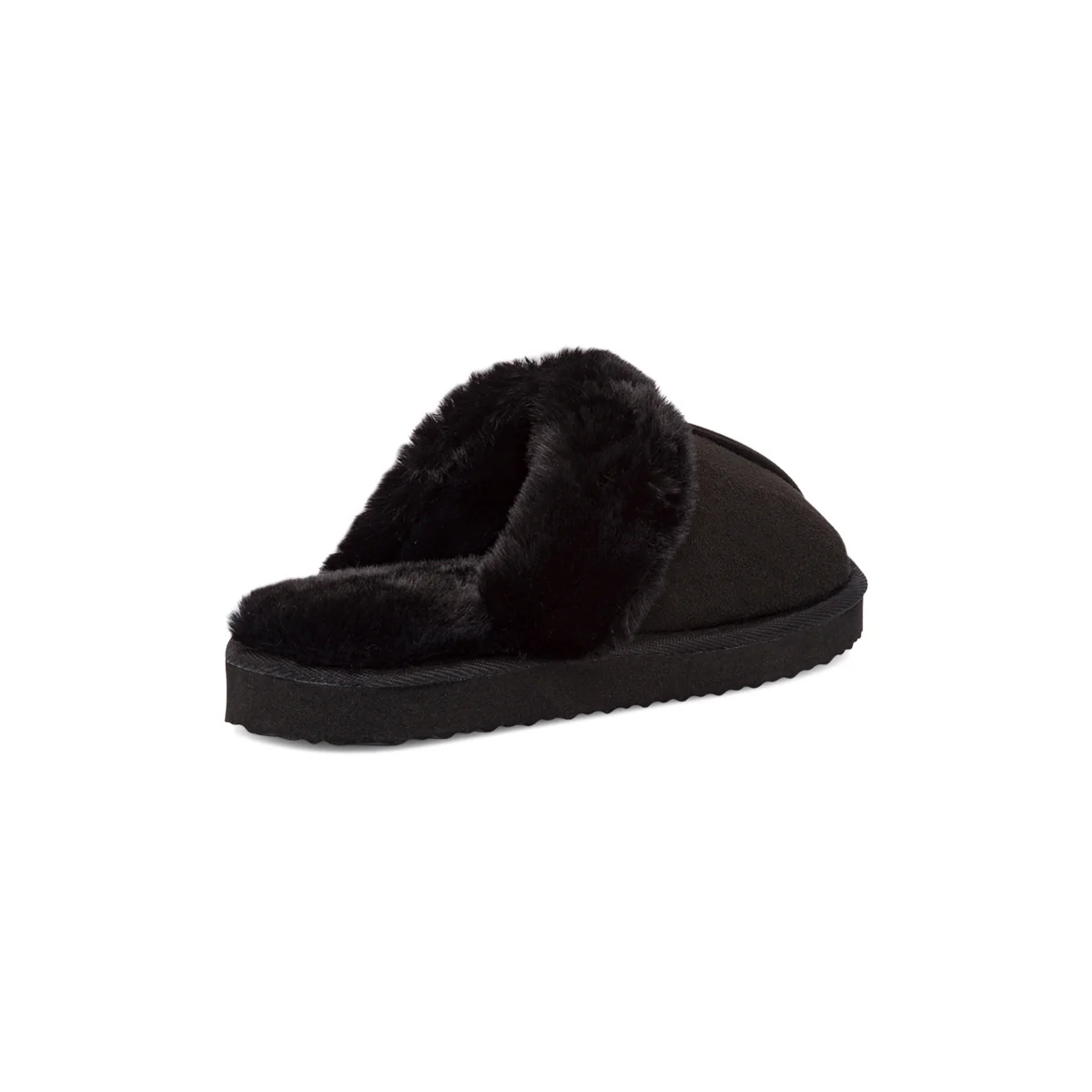 Pantofole sabot imbottite nere da donna Lora Ferres - Image 3