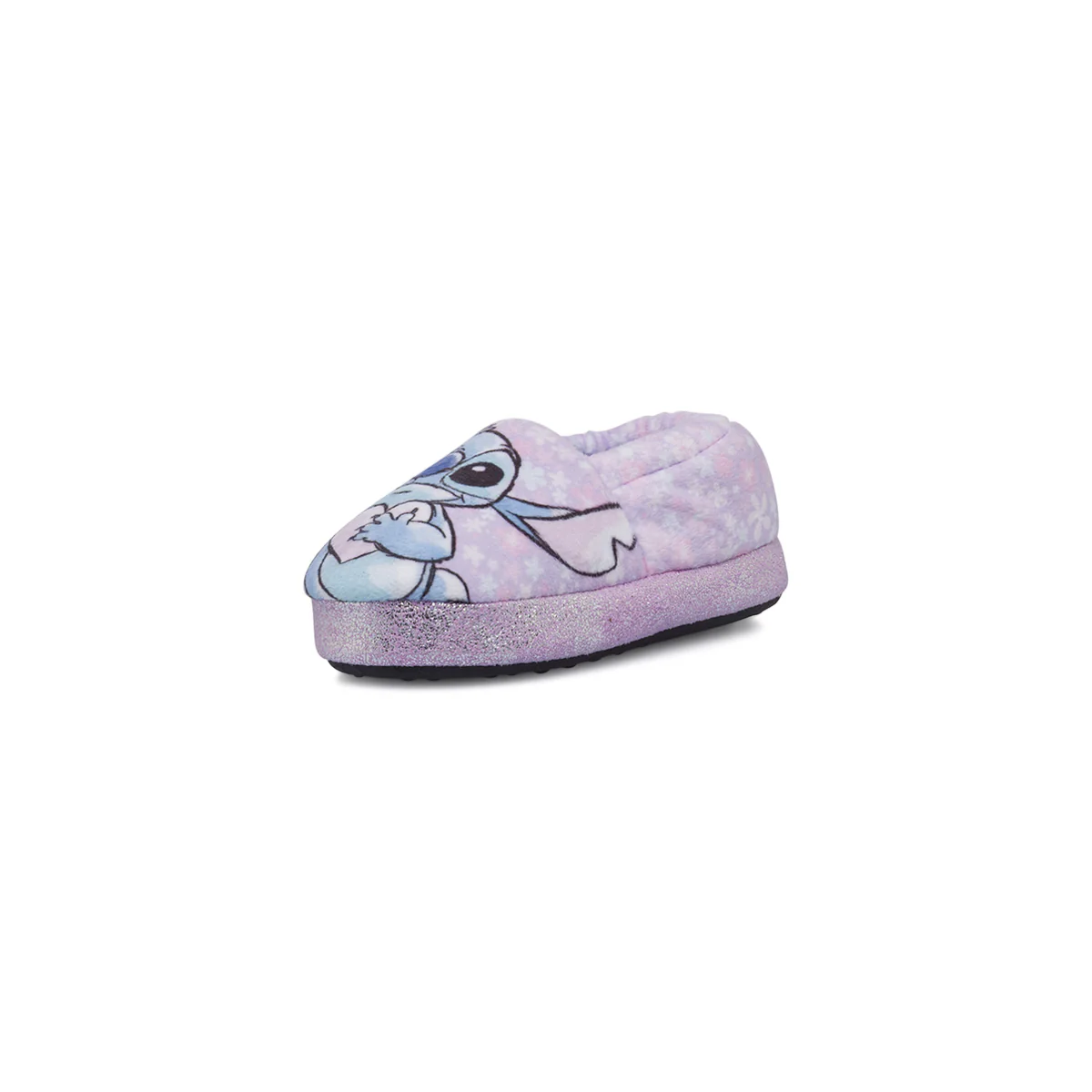 Pantofole Antiscivolo lilla da Bambina con glitter Stitch - Image 2