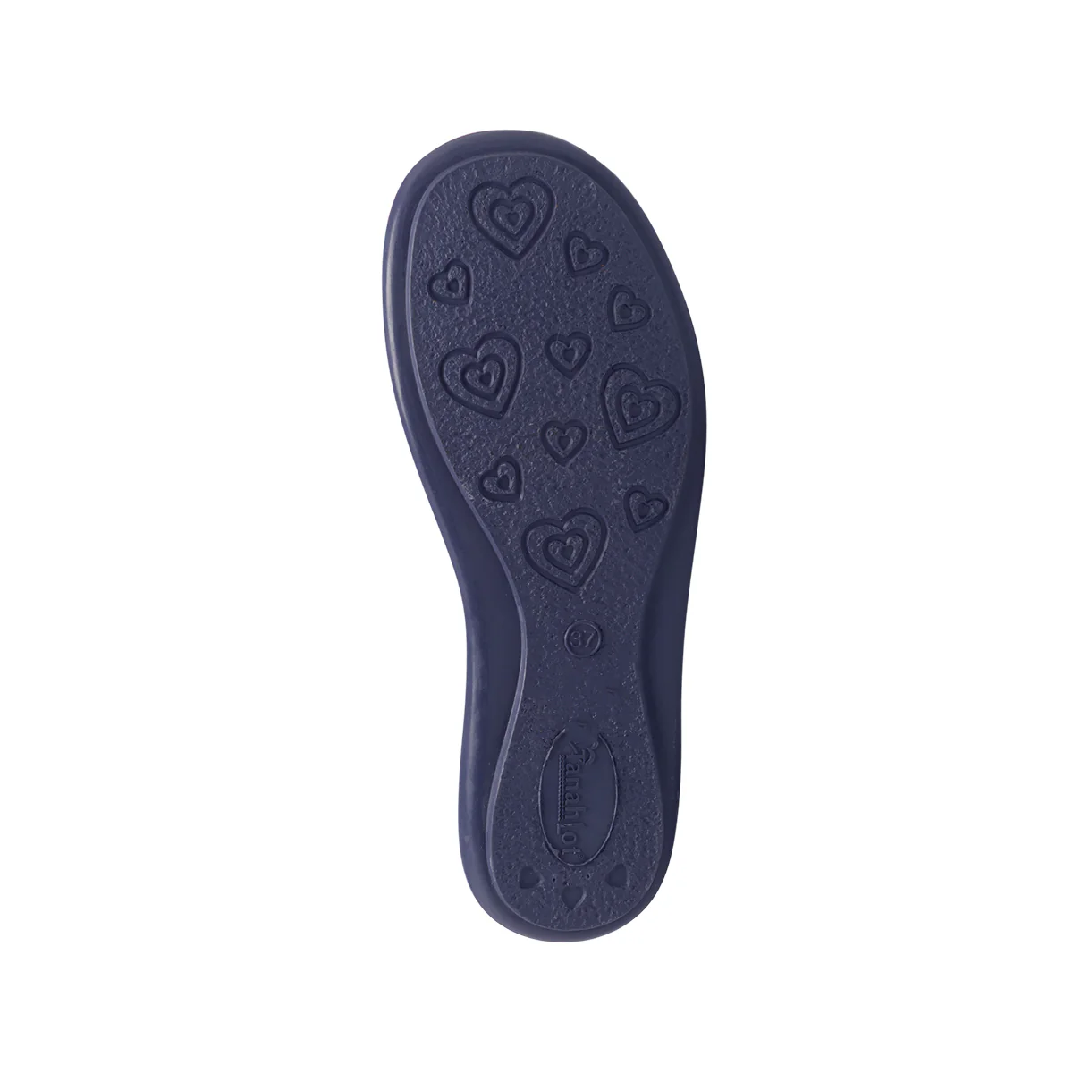 Pantofole azzurre in tessuto da donna con stampa gufetto Aday's - Image 4